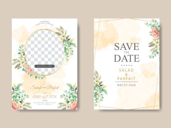 Download Beautiful Floral Wedding Invitations - Premium Resources