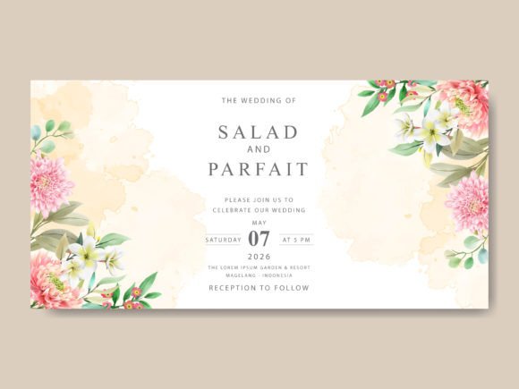 Download Beautiful Floral Wedding Invitations - Wedding invitations Collection